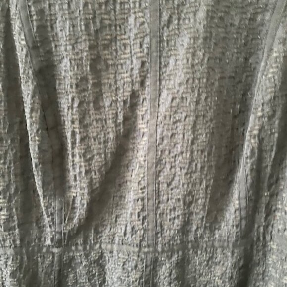 Planet - dress navy - lace overlay over taupe lining - size 14 - Picture 3 of 9